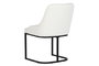 DKD Home Decor Silla Moderno Blanco Negro Metal Poliester 61 x 82.5 x 54 cm