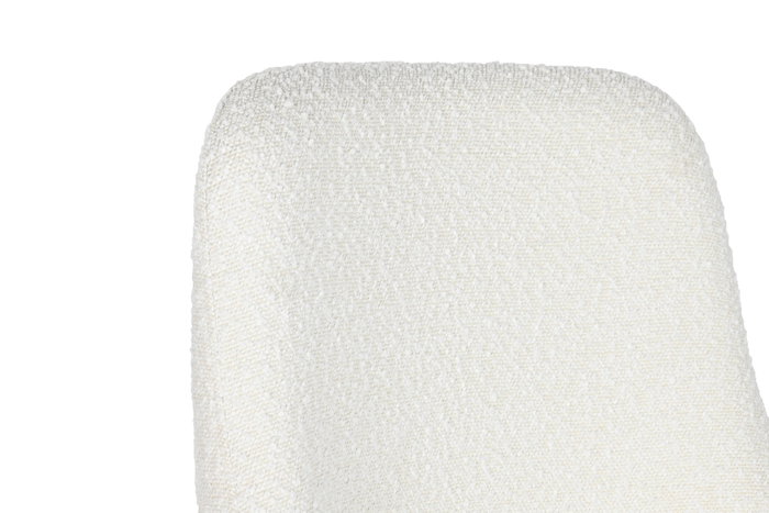 DKD Home Decor Silla Moderno Blanco Negro Metal Poliester 61 x 82.5 x 54 cm