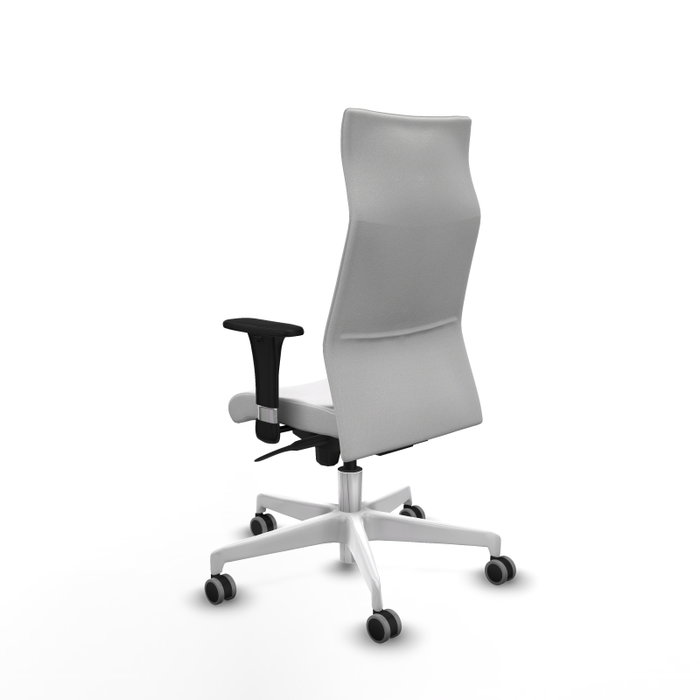 PIQUERAS Y CRESPO Sillón Albacete con mecanismo Sincro, Tela Blanca y Base de Poliamida PIQUERAS Y CRESPO Sillón Albacete con mecanismo Sincro, Tela Blanca y Base de Poliamida