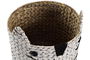 DKD Home Decor Cesta Blanco Negro Fibra 37 x 40 x 37 cm