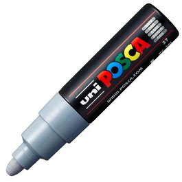POSCA Marcador PC-7M No Permanente Punta Forma De Bala 4,5-5,5 mm Gris