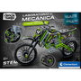 Clementoni Xtreme Motocross Mechanics 55665 - Kit de Construcción de Moto de Cross con Mecanismos Funcionales, para Niños +8 Años