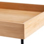 Day Mesa con bandeja de bambú 40x40 H.53,5 cm