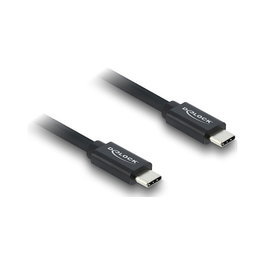 DeLOCK Cable Coaxial USB4 Gen 3x2 USB-C a USB-C 40 Gbps 240 W 1 m