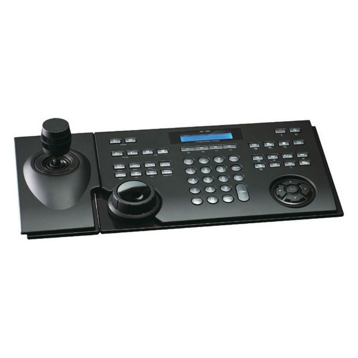 Idis Teclado de Control TCP/IP Multiprotocolo con Joystick y Pantalla LCD, 220V