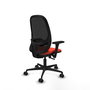 PIQUERAS Y CRESPO Silla de oficina Cilanco Naranja oscuro y Negro