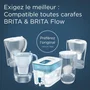 Brita BRI4006387137496 Jarra con Filtro de Agua Aluna Calendar White - 2,4 L (1,4 L Filtrada) con 3 Filtros Maxtra Pro All-In-1
