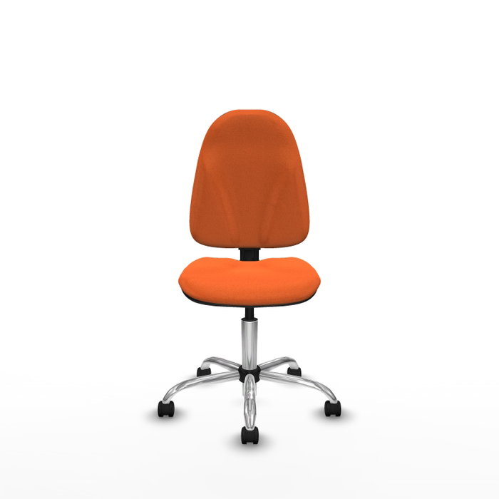 PIQUERAS Y CRESPO Silla de oficina Algarra Naranja sin brazos