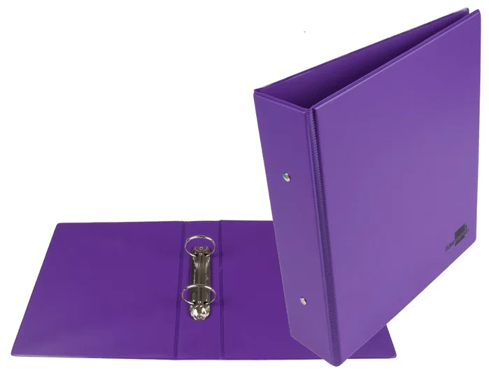 Liderpapel Carpeta de 2 anillas redondas 40 mm A5 Violeta