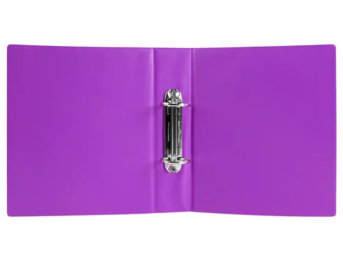 Liderpapel Carpeta de 2 anillas redondas 40 mm A5 Violeta