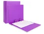 Liderpapel Carpeta de 2 anillas redondas 40 mm A5 Violeta