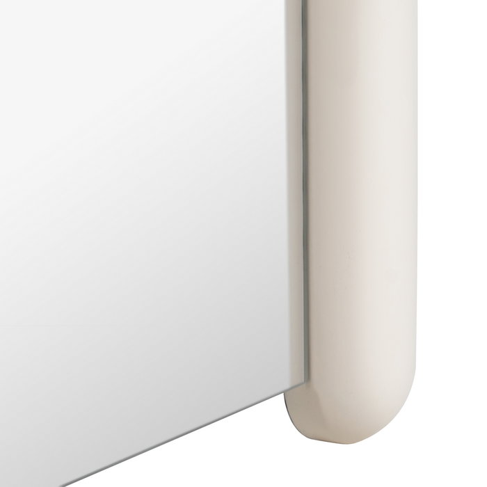 Ixia Espejo de Vestidor Lacado Crema DM 60 x 5 x 160 cm