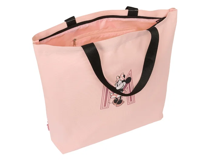 Safta Bolsa Shopping Plegable Minnie Mouse Blush Safta Bolsa Shopping Plegable Minnie Mouse Blush