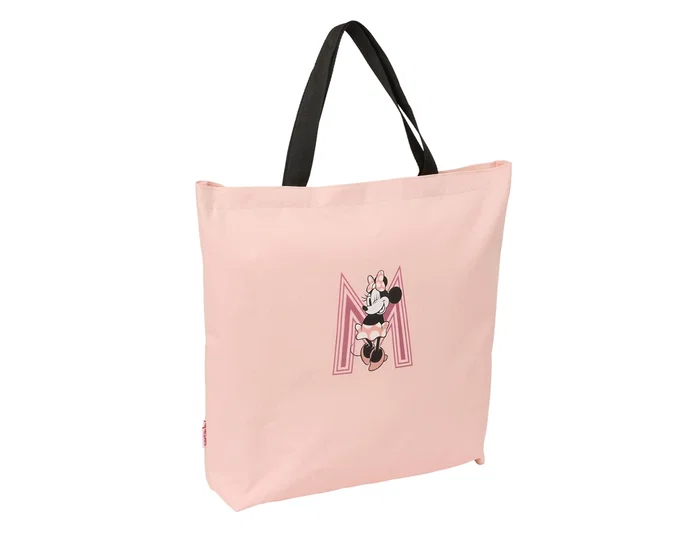 Safta Bolsa Shopping Plegable Minnie Mouse Blush Safta Bolsa Shopping Plegable Minnie Mouse Blush