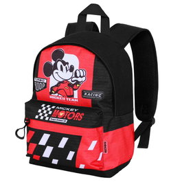 Disney Mickey Mouse Mochila Pequeña HS FAN Racing Rojo