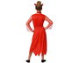 Disfraz Demonia Halloween Niña Infantil Rojo y Negro 5-6 Años Vestido Diadema Cuello