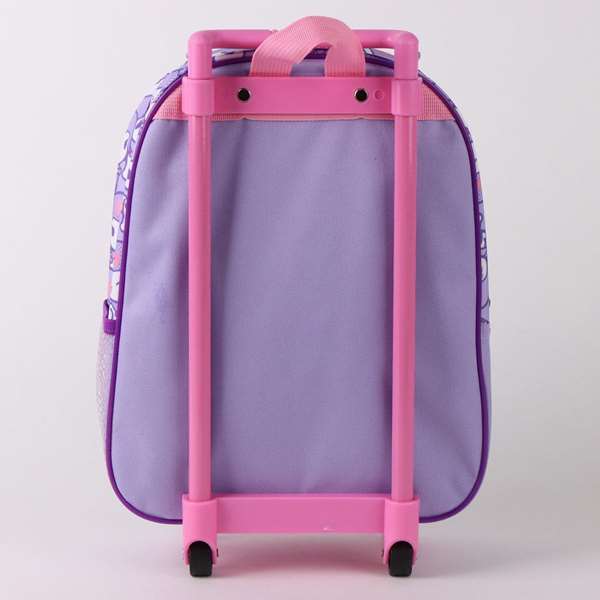 Hello Kitty Kuromi Mochila Infantil Trolley 3D 25x30x12 cm, Color Púrpura, 3 años