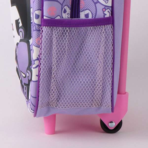 Hello Kitty Kuromi Mochila Infantil Trolley 3D 25x30x12 cm, Color Púrpura, 3 años