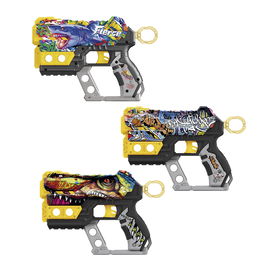 Tachan Blaster Street Shot 6 Dardos T01030 Lanzador de Acción Urbana con Diseño Grafitero y Dardos de Espuma Seguros para +8 Años