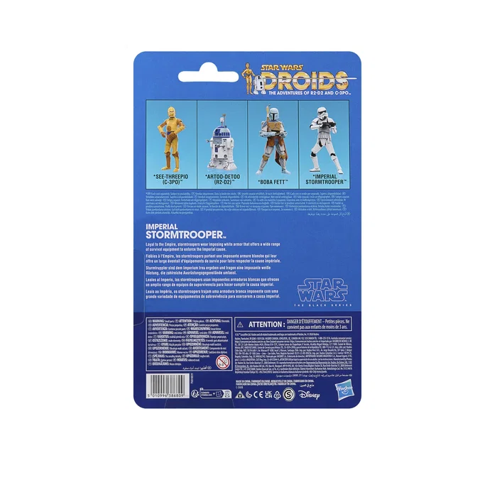 Hasbro Star Wars Droids Imperial Stormtrooper Figura de 15 cm Hasbro Star Wars Droids Imperial Stormtrooper Figura de 15 cm