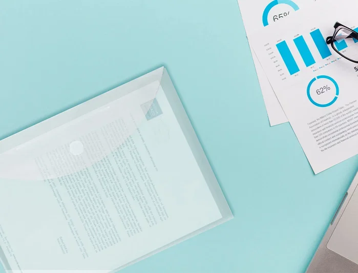 Liderpapel Carpeta dossier A4 transparente con cierre de velcro