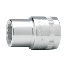DUVER M-28 Llave Vaso Cuadradillo 3/4'' Boca Bihexagonal Serie Corta Métrica