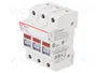 DF ELECTRIC Portafusibles PMX de 3 polos para raíl DIN