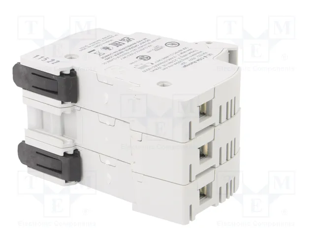 DF ELECTRIC Portafusibles PMX de 3 polos para raíl DIN