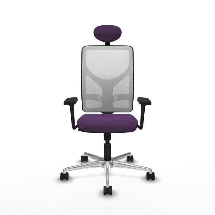 PIQUERAS Y CRESPO Silla de oficina Motilla con mecanismo Sincro, Morado y Blanco PIQUERAS Y CRESPO Silla de oficina Motilla con mecanismo Sincro, Morado y Blanco