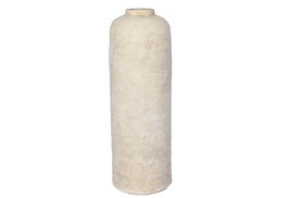 DKD Home Decor Jarrón de Gres Raspado Crudo 18x18x51 cm