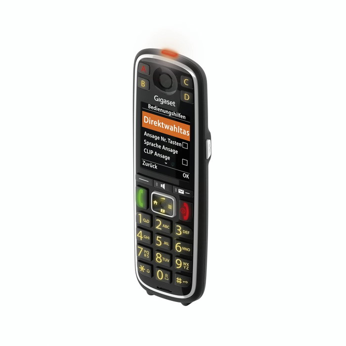 Gigaset E720HX Teléfono DECT/analógico Inalámbrico Negro