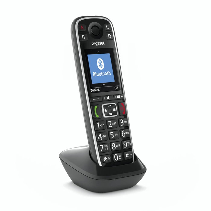 Gigaset E720HX Teléfono DECT/analógico Inalámbrico Negro
