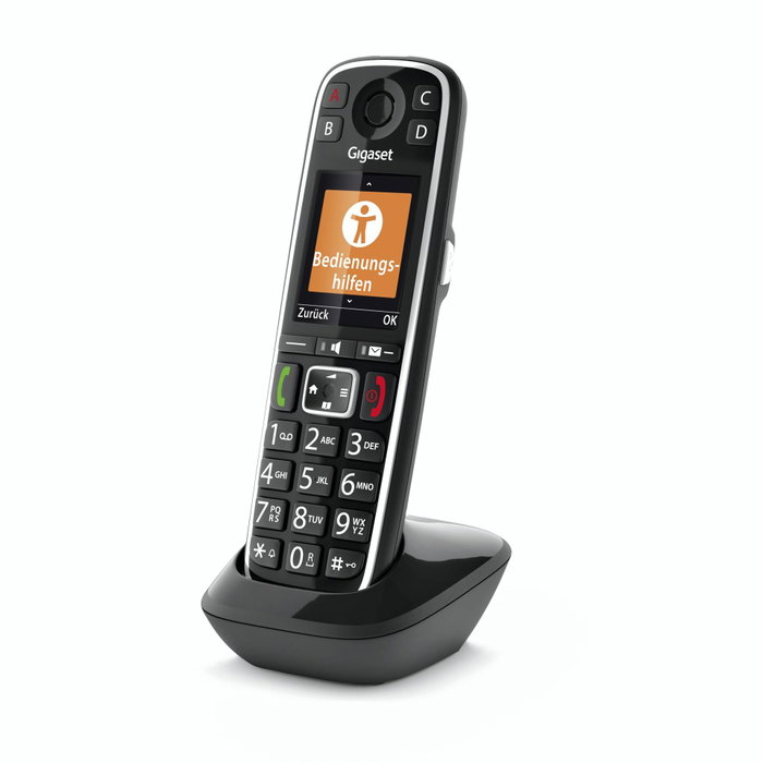 Gigaset E720HX Teléfono DECT/analógico Inalámbrico Negro