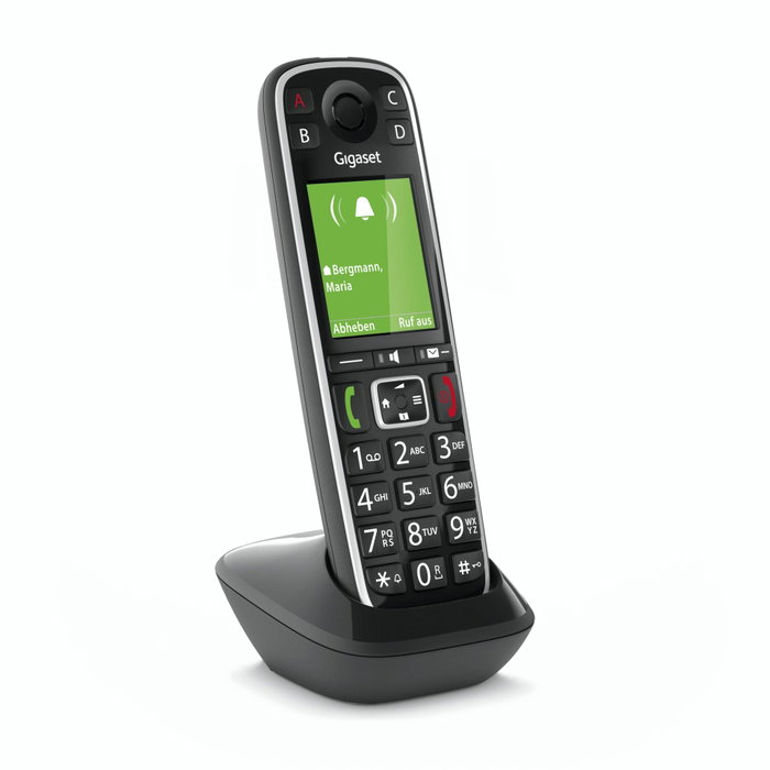 Gigaset E720HX Teléfono DECT/analógico Inalámbrico Negro
