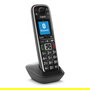 Gigaset E720HX Teléfono DECT/Analógico Inalámbrico con Manos Libres, Identificador de Llamadas, SMS y Color Negro
