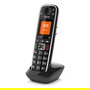 Gigaset E720HX Teléfono DECT/Analógico Inalámbrico con Manos Libres, Identificador de Llamadas, SMS y Color Negro