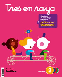 SANTILLANA, GLOBALIZADO 1-2ºPRIMARIA. TRES EN RAYA. CANARIAS 2023