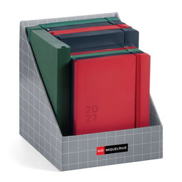 Miquelrius Agenda Anual 2027 Trends Back to Basics con tapa de simil piel y goma