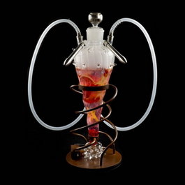 Cocina Sin Limites Euphoria Sisha Cachimba de Vidrio, 60 cm de Alto - Cachimba, Narguile, Shisha, Pipa de Agua