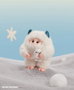 Dreame Mart Giggle Monster Llaveros de Peluche 11 cm Marshmallow Dreams Exspositor