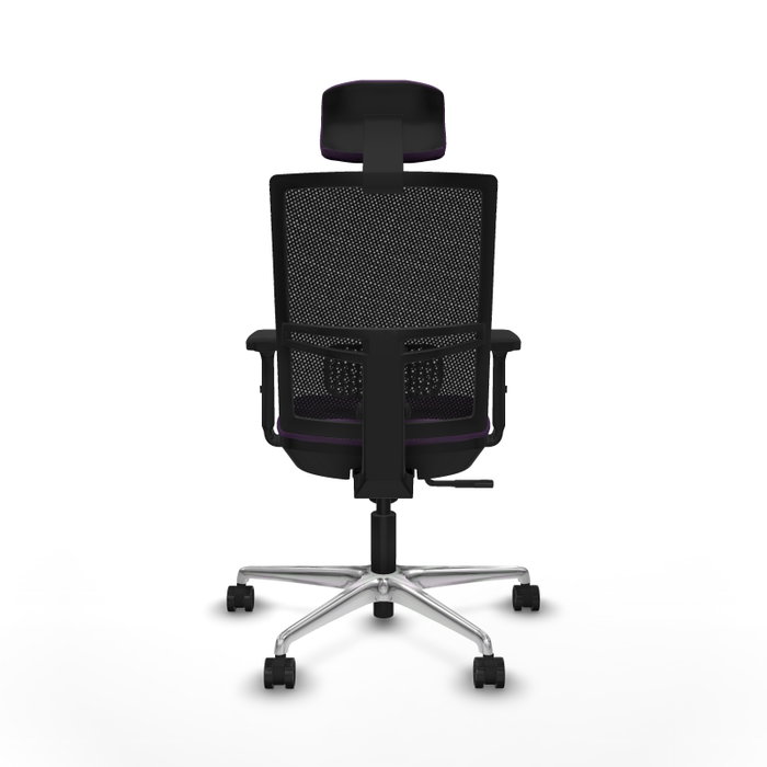 PIQUERAS Y CRESPO Silla de oficina Yunquera con mecanismo Sincro, Morado y Negro PIQUERAS Y CRESPO Silla de oficina Yunquera con mecanismo Sincro, Morado y Negro