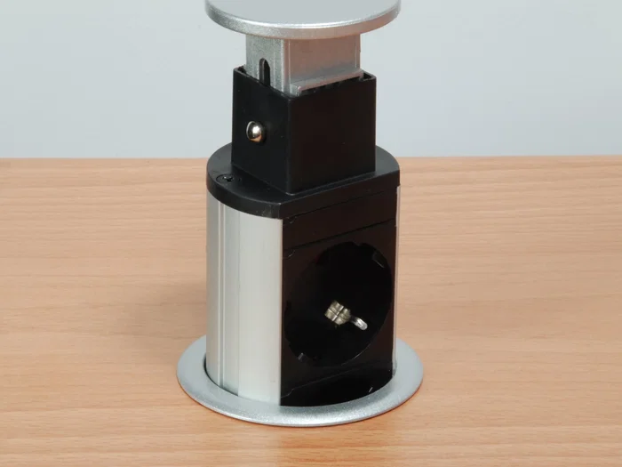 Equip 333304 Regleta de mesa pop-up con interruptor - 3 tomas AC Tipo F + 2 puertos USB, aluminio, 3500W, cable 1.8m, vertical Equip 333304 Regleta de mesa pop-up con interruptor - 3 tomas AC Tipo F + 2 puertos USB, aluminio, 3500W, cable 1.8m, vertical