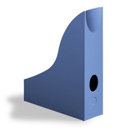 Revistero Plastico Durable Eco Color 72Mm Azul (Set de 6)