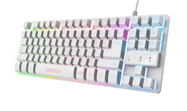Trust Teclado Gaming GXT 833W Thado USB QWERTY Español Blanco 24739