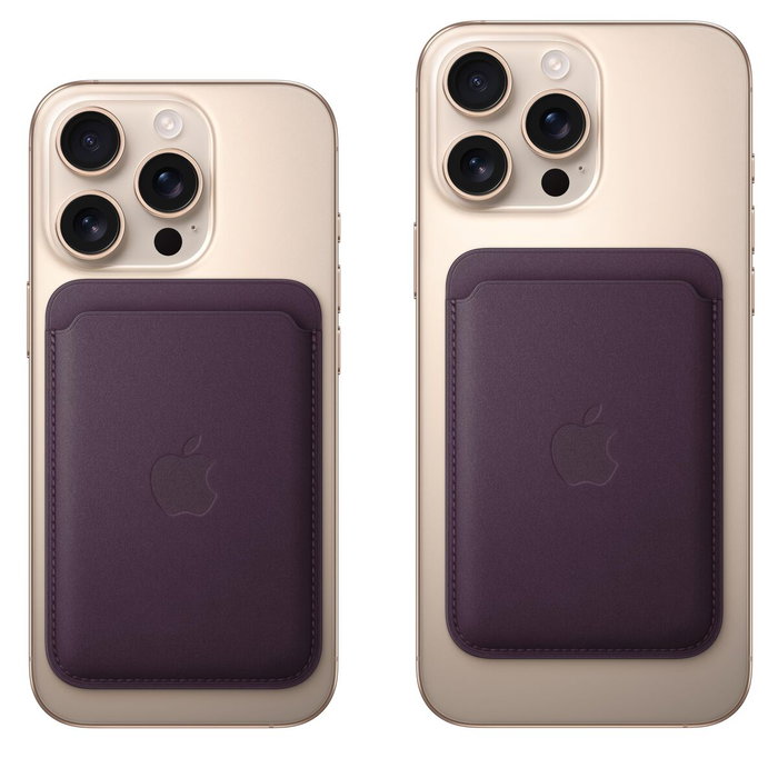 Apple Cartera de tejido fino para iPhone con MagSafe - Blackberry Apple Cartera de tejido fino para iPhone con MagSafe - Blackberry