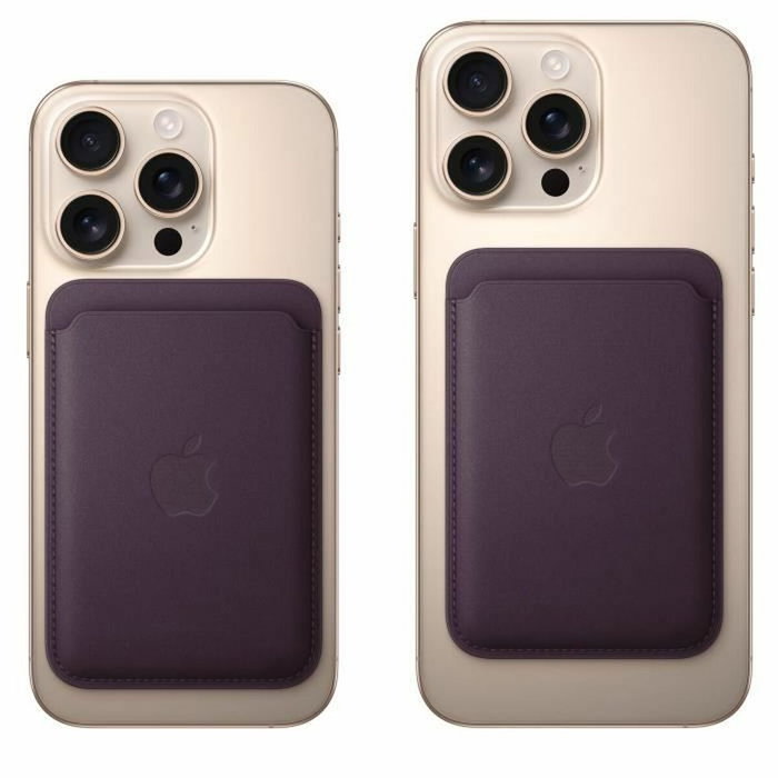 Apple Cartera de tejido fino para iPhone con MagSafe - Blackberry Apple Cartera de tejido fino para iPhone con MagSafe - Blackberry
