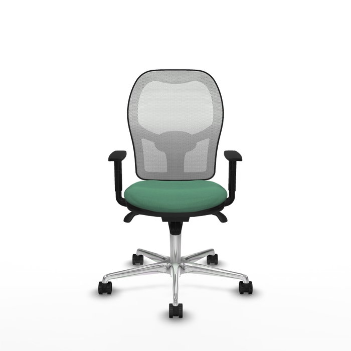 PIQUERAS Y CRESPO Silla de oficina Jorquera Verde esmeralda y Blanco PIQUERAS Y CRESPO Silla de oficina Jorquera Verde esmeralda y Blanco