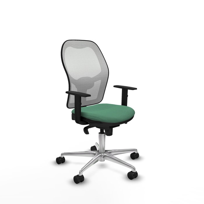 PIQUERAS Y CRESPO Silla de oficina Jorquera Verde esmeralda y Blanco PIQUERAS Y CRESPO Silla de oficina Jorquera Verde esmeralda y Blanco