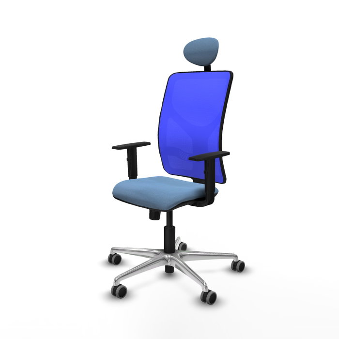 PIQUERAS Y CRESPO Silla de oficina Motilla con mecanismo Sincro, Azul cielo PIQUERAS Y CRESPO Silla de oficina Motilla con mecanismo Sincro, Azul cielo