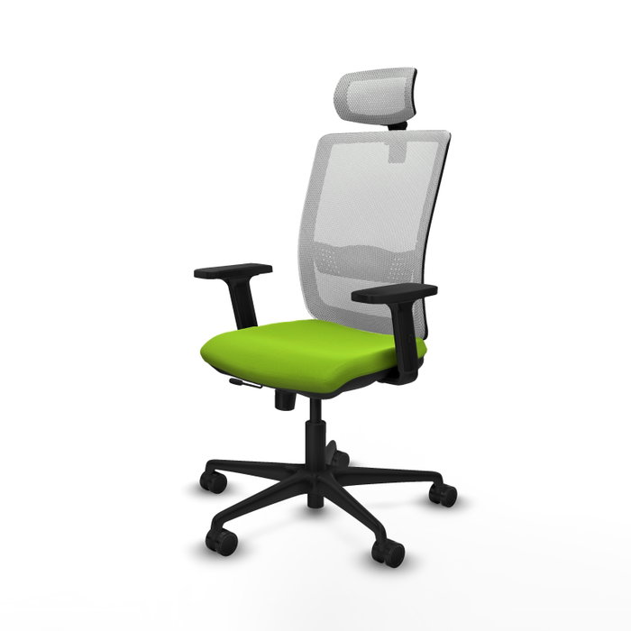 PIQUERAS Y CRESPO Silla de oficina Haches Pistacho y Blanco